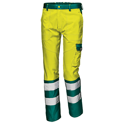 MISTRAL COLOR trousers, HI-VIS YELLOW/GREEN