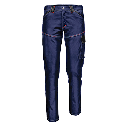 SYMBOL STRETCH TROUSERS, DARK BLUE