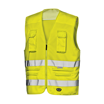 TRAFFIC waistcoat, YELLOW