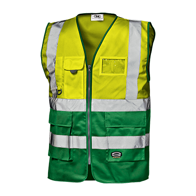 GRIFONE waistcoat, HI-VIS YELLOW/GREEN