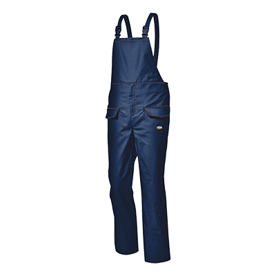 POLYTECH bib-trousers, DARK BLUE