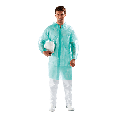 POLIFILM coat, GREEN