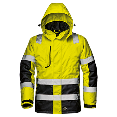 MATRIX HI VIS jacket, HI-VIS YELLOW/BLACK