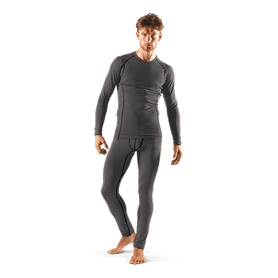 SIRFLEX underwear set, ANTHRACITE