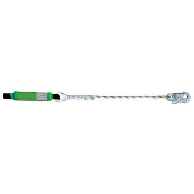 Lanyard with energy absorber