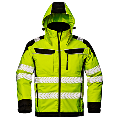 ANDROMEDA jacket, HI-VIS YELLOW/BLACK