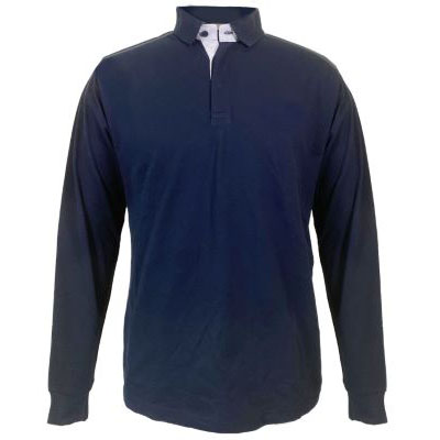 PIQUET polo long sleeve GD, BLUE
