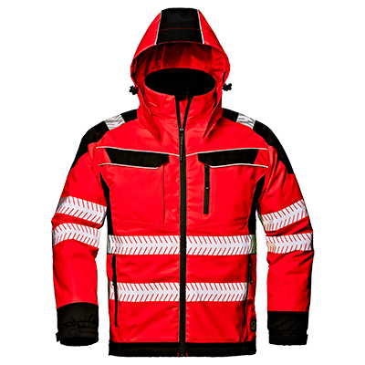 ANDROMEDA jacket, RED/BLACK