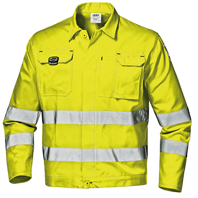 MISTRAL short jacket, HI-VIS YELLOW