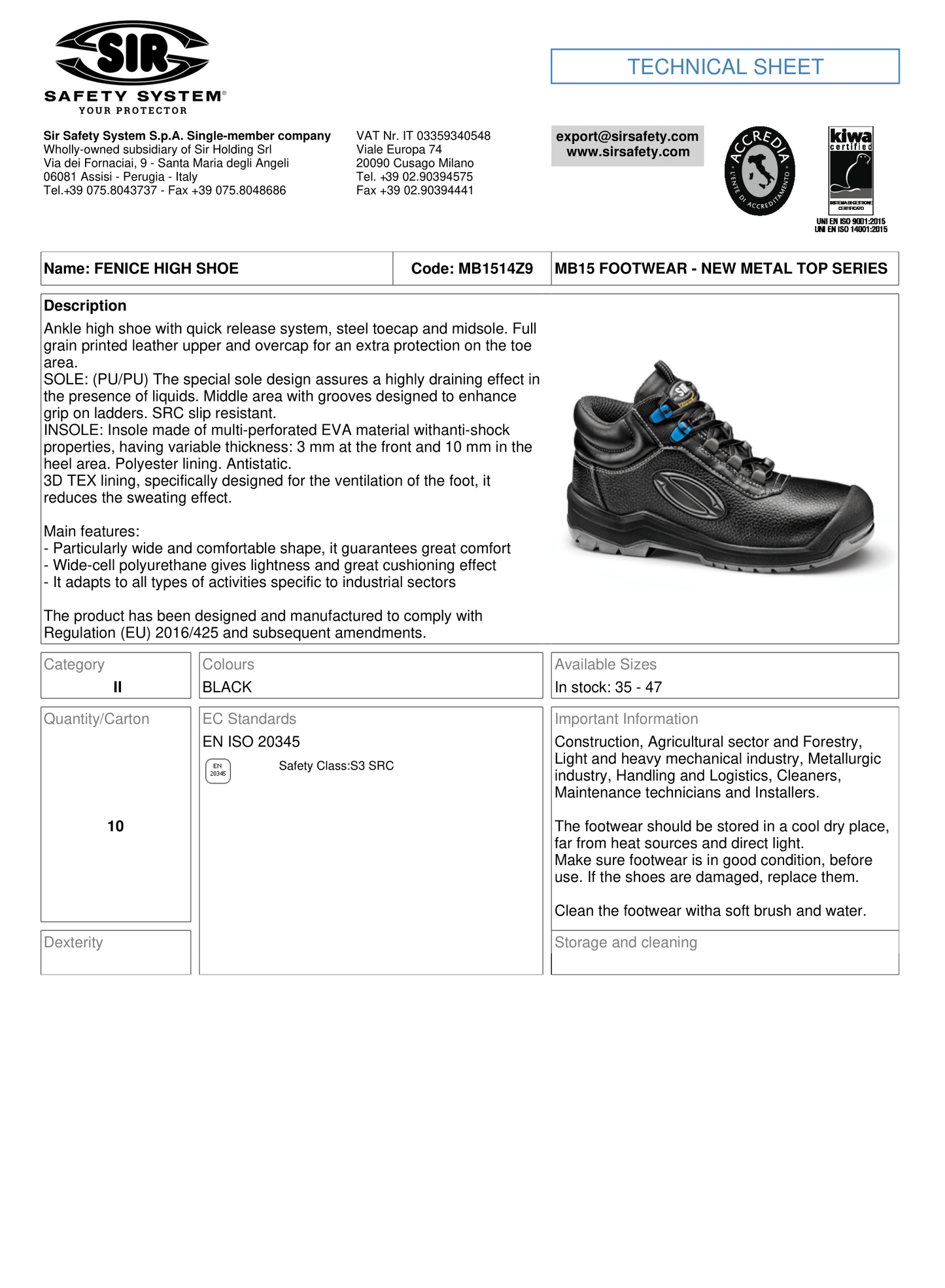 Fenice High MB1514 Z9 Shoes