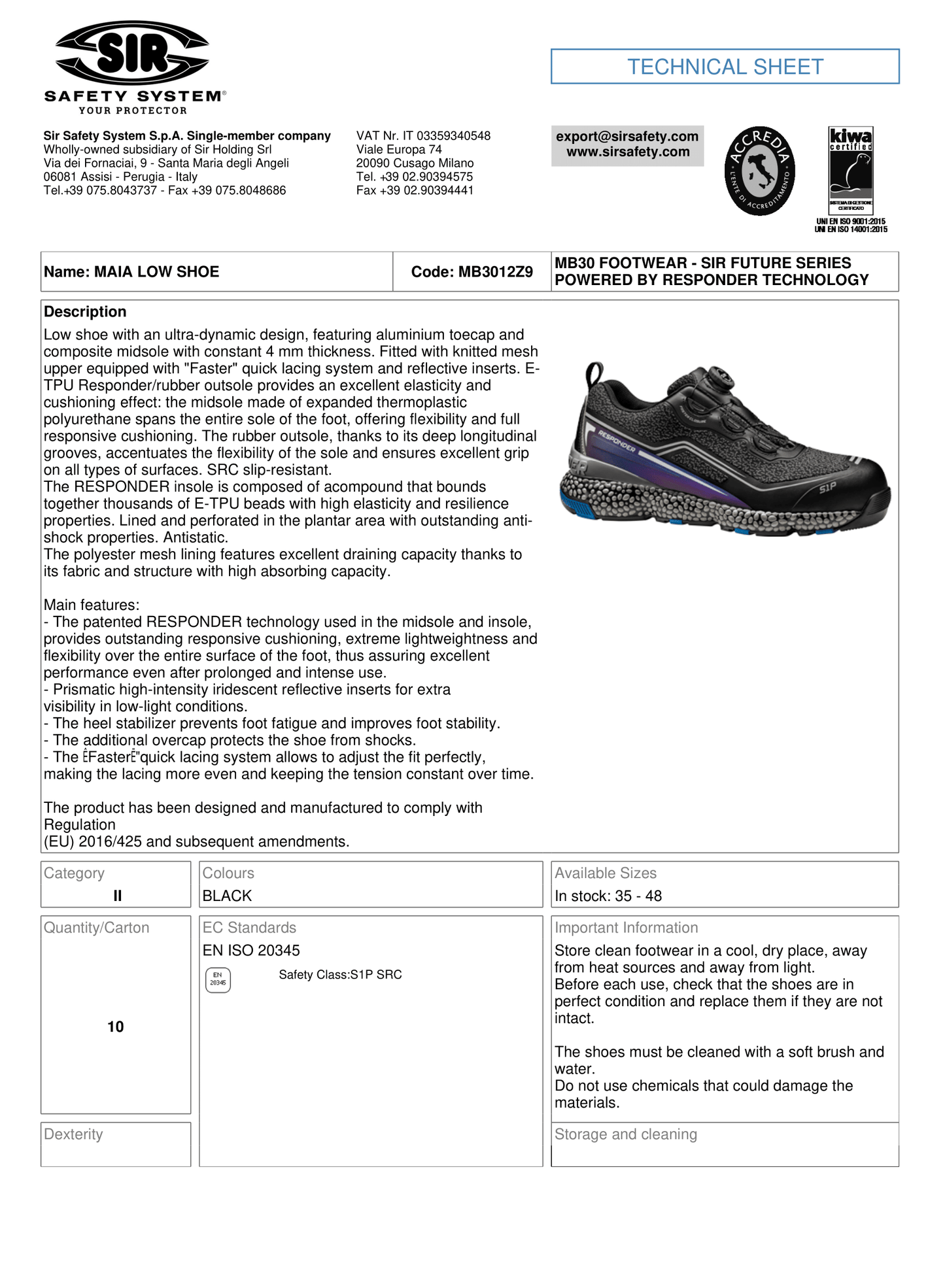 Shoes Maia Low MB3012 Z9