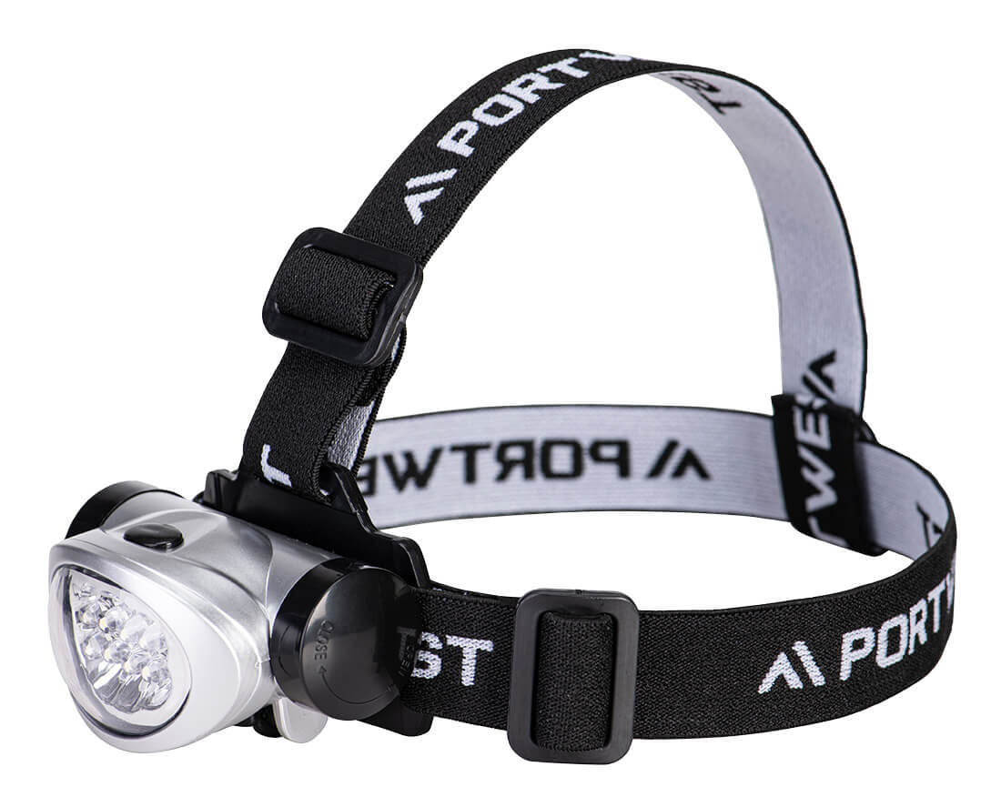 LED Head Light — Srebrny