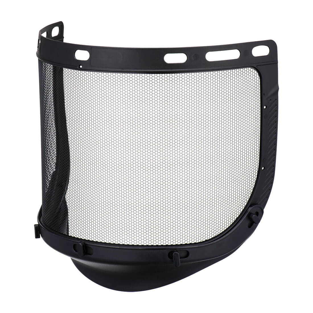 Etched Steel Mesh Visor Plus — Czarny