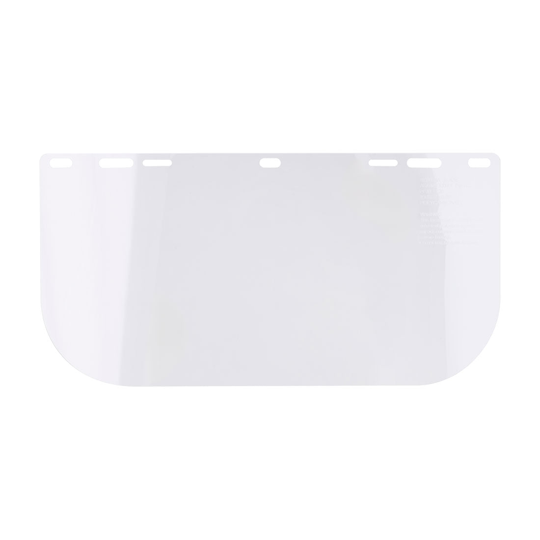 PC Clear Flat Visor (Pk 5) — Przezroczysty