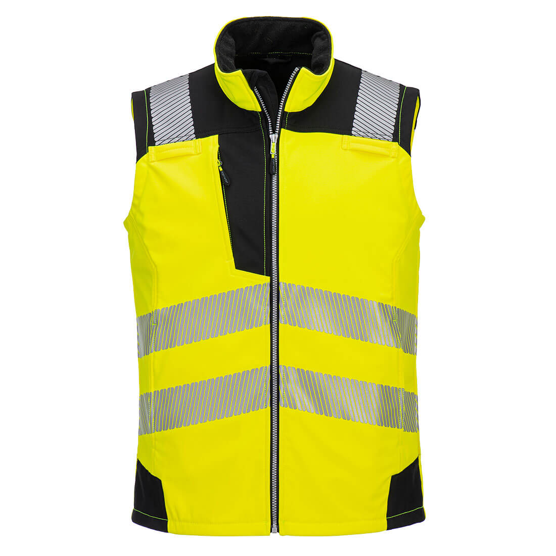 Kamizelka ostrzegawcza Softshell (3L) — Żółty/Czarny