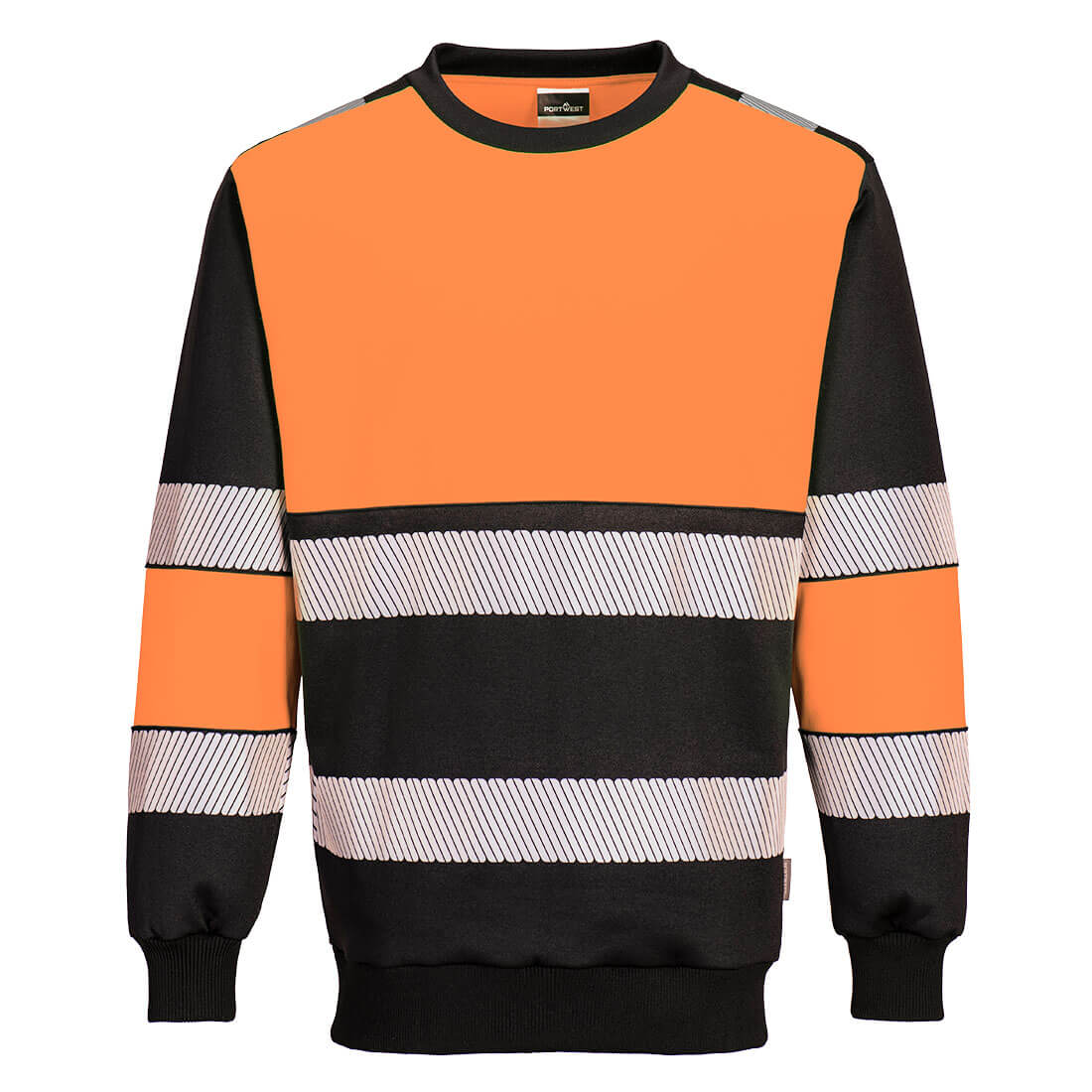 Bluza ostrzegawcza PW3 - klasa 1 — Pomarańczowy/Czarny