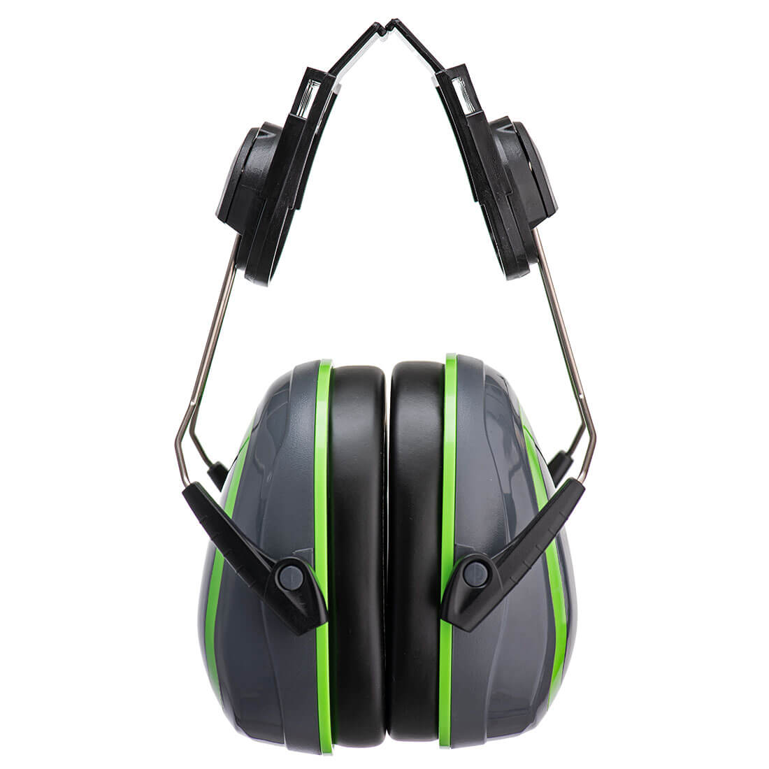 HV Ear Muff Low Clip-On — Szary/Zielony