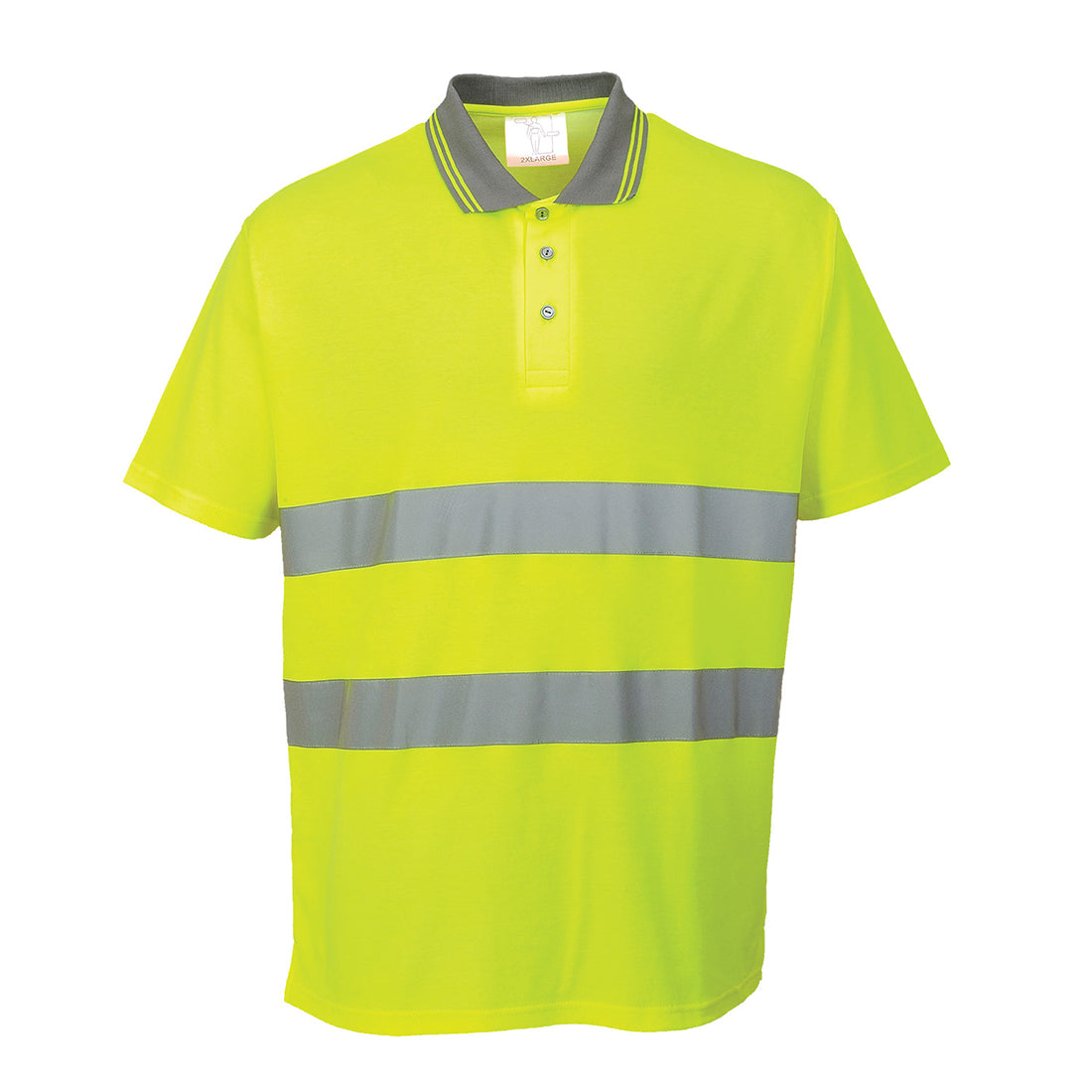 Koszulka ostrzegawcza Polo Cotton Comfort z krótkim rękawem