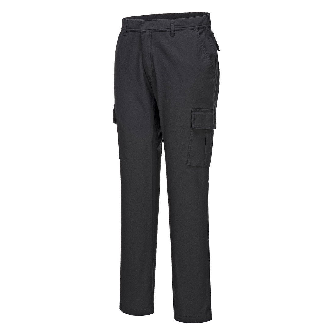 Spodnie bojówki Slim Stretch — Czarny Short