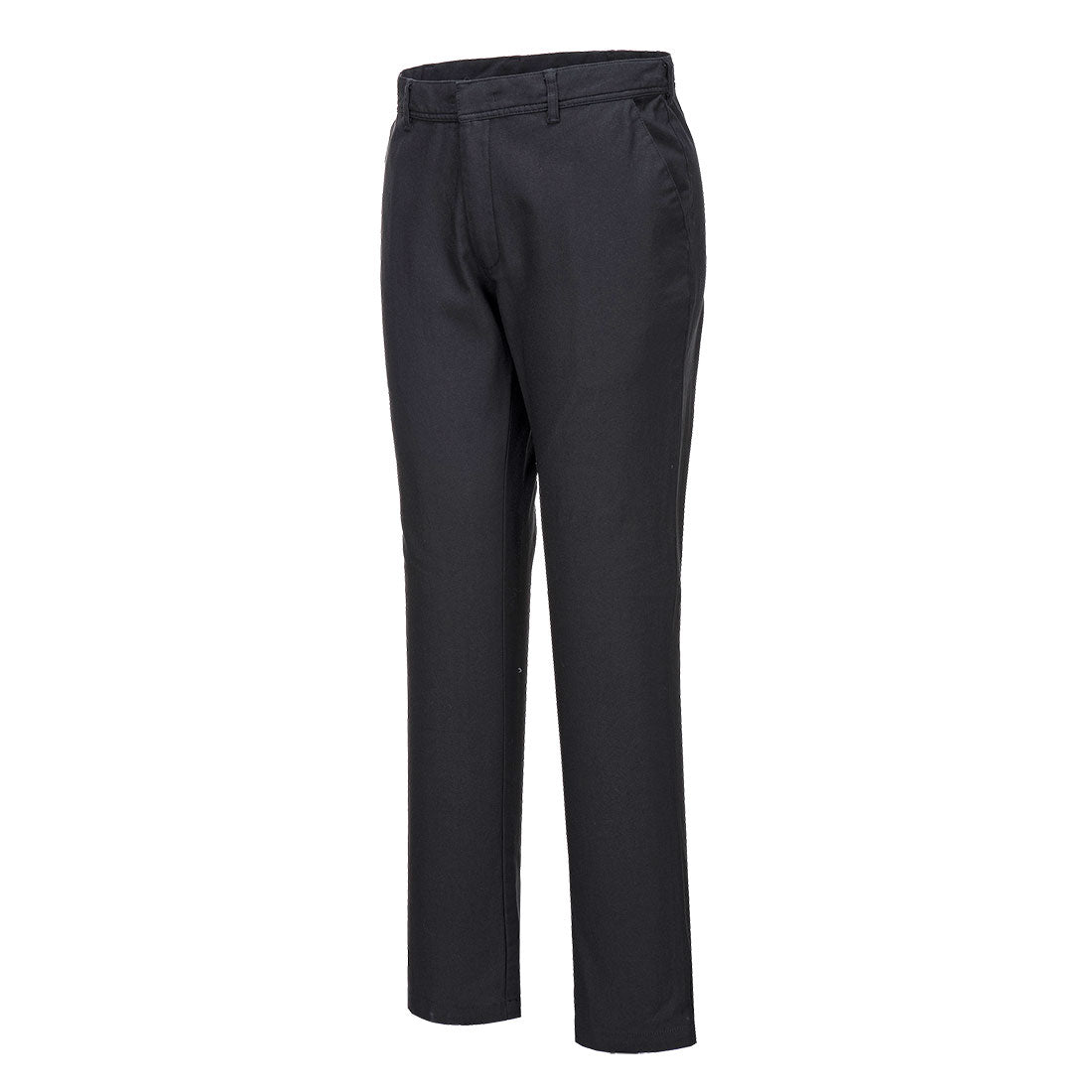 Elastyczne spodnie robocze Chino Slim — Czarny Short