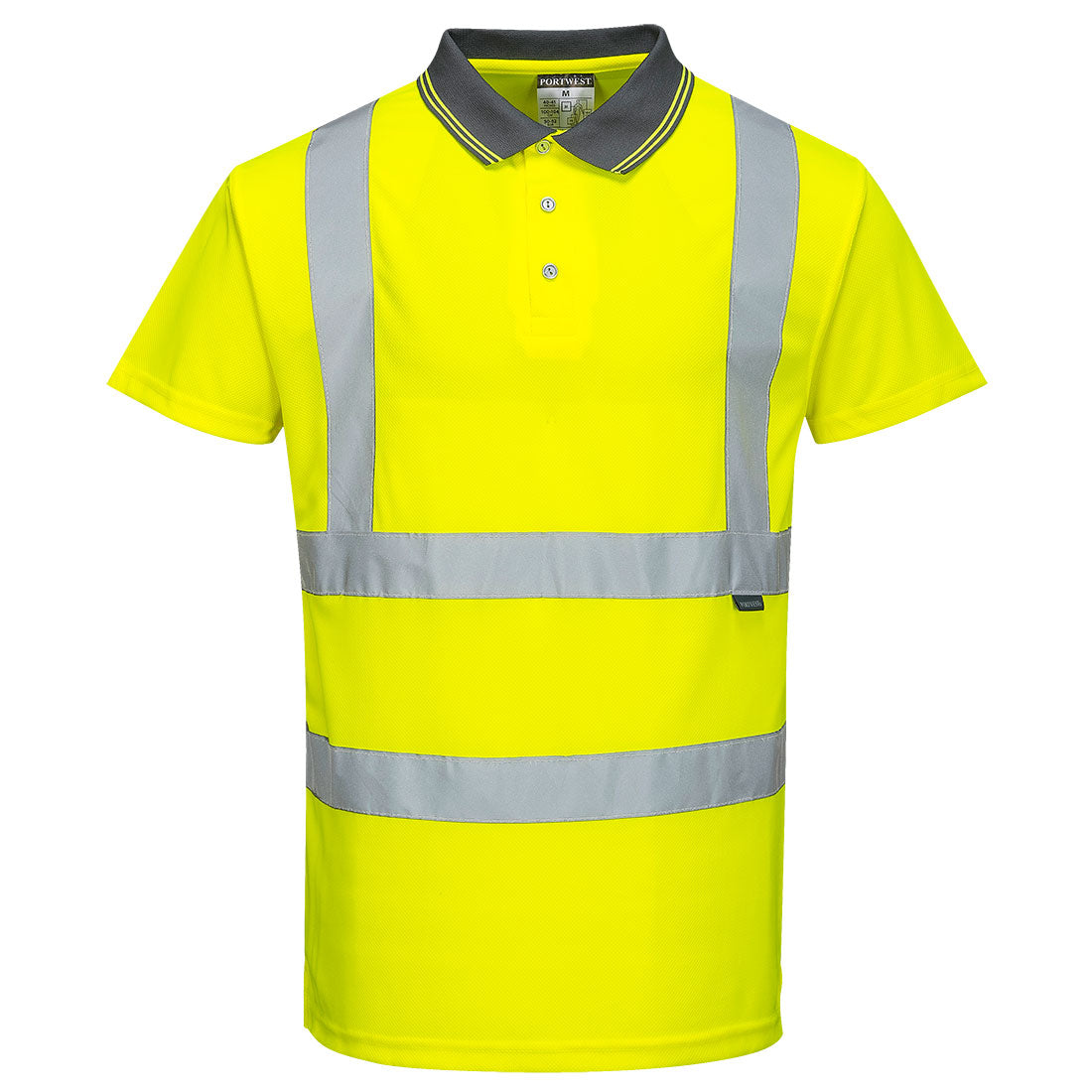 Koszulka ostrzegawcza polo — Żółty