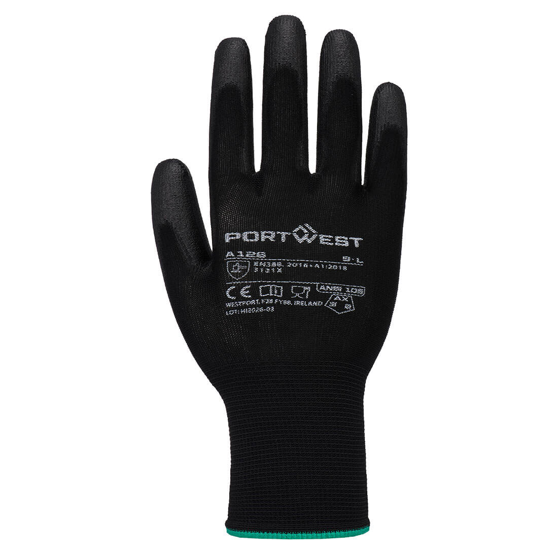 Grip 13 Nylon PU Glove — Czarny