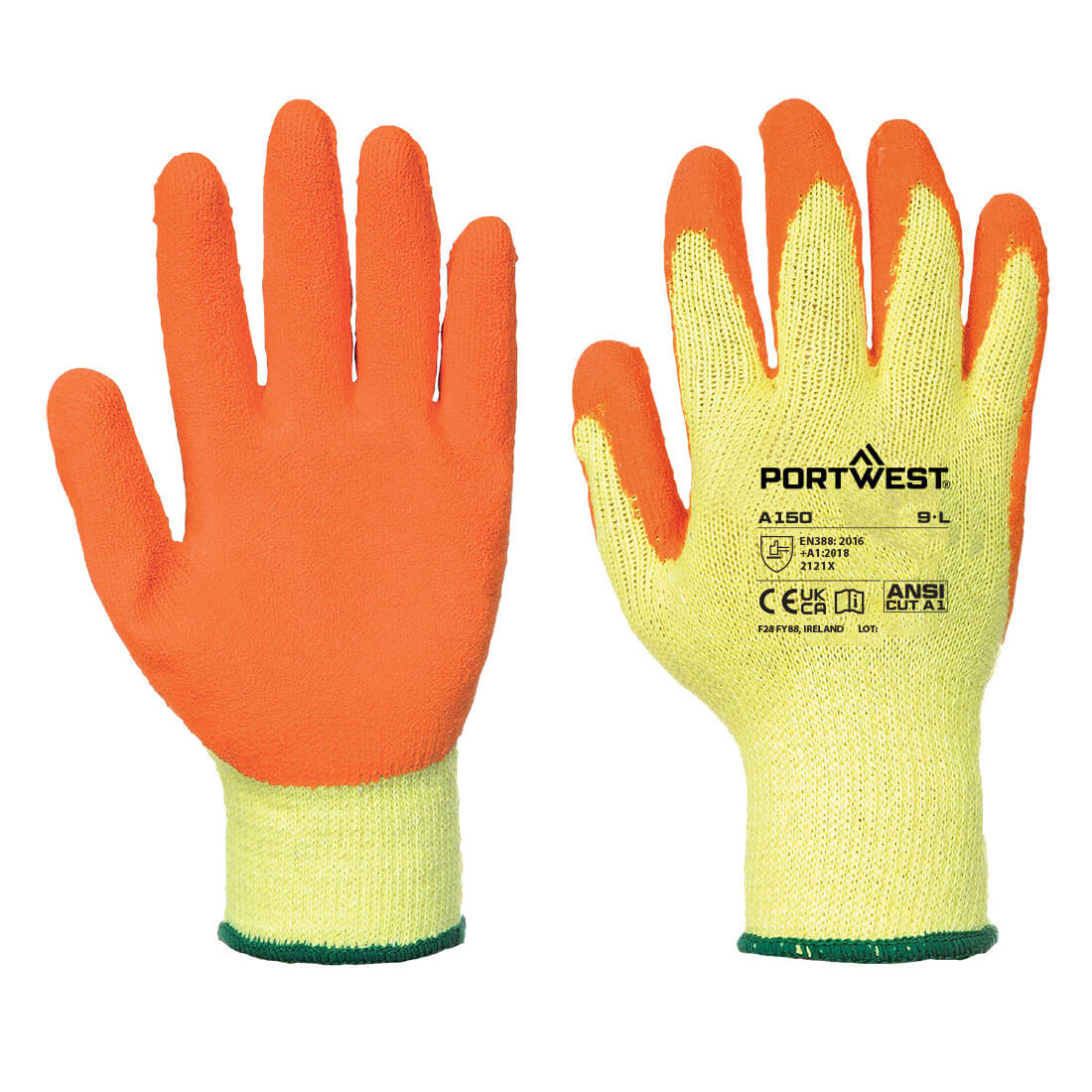 Rękawica Classic Grip - Lateks — Pomarańczowy