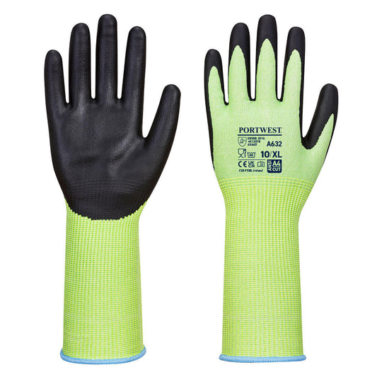 Schnittschutzhandschuh mit langer Stulpe