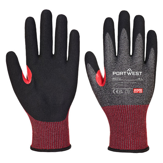 Nitrilbeschichteter Schnittschutzhandschuh CS CUT F18