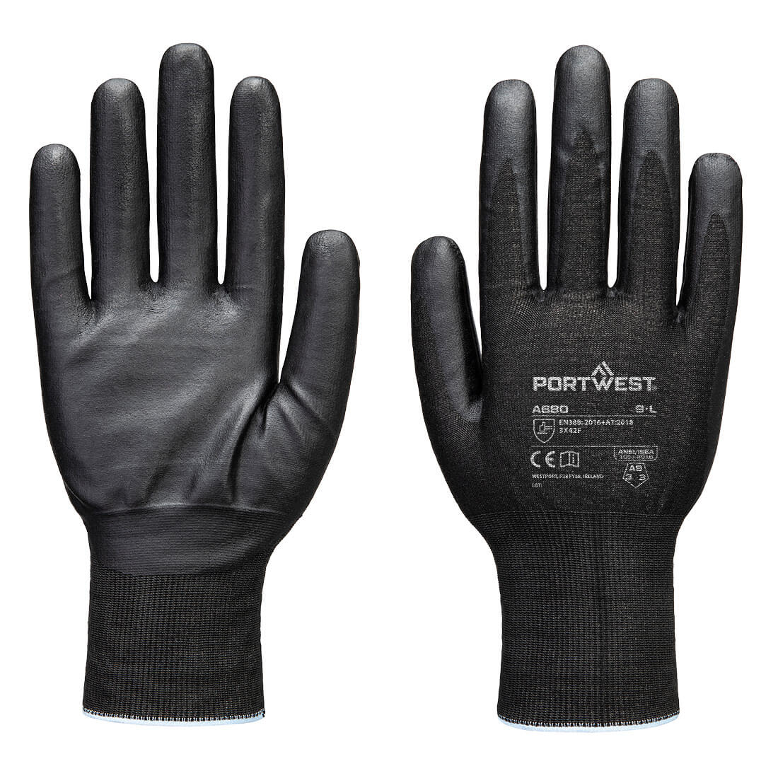 Rękawice antyprzecięciowe F21 Nitrile Tungsten Glove A9 — Czarny