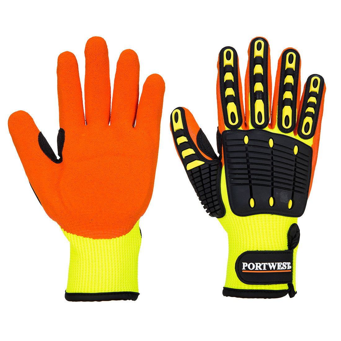 Anti Impact Grip Glove — Żółty/Pomarańcz