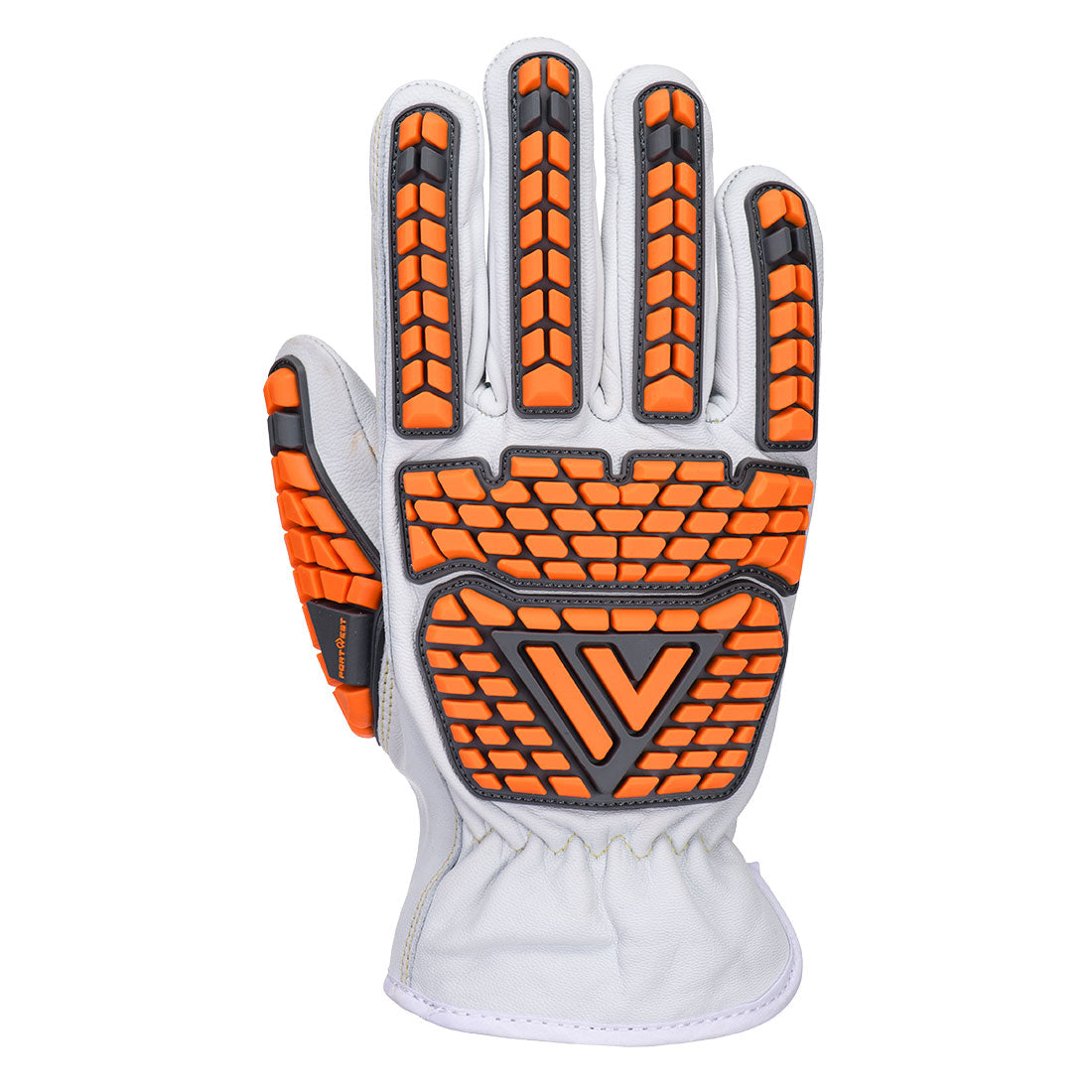 Goat Leath Impact Cut Glove A6 — Biały