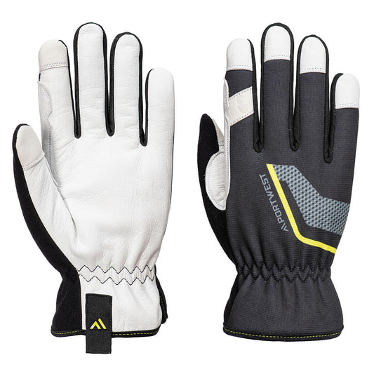 Lederhandschuhe mit Stretch