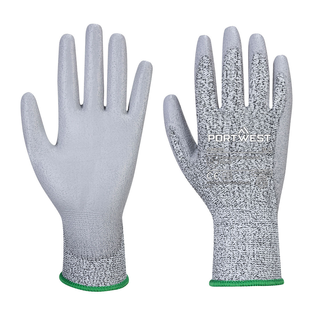 Cut B13 PU Glove  (PK12) — Szary