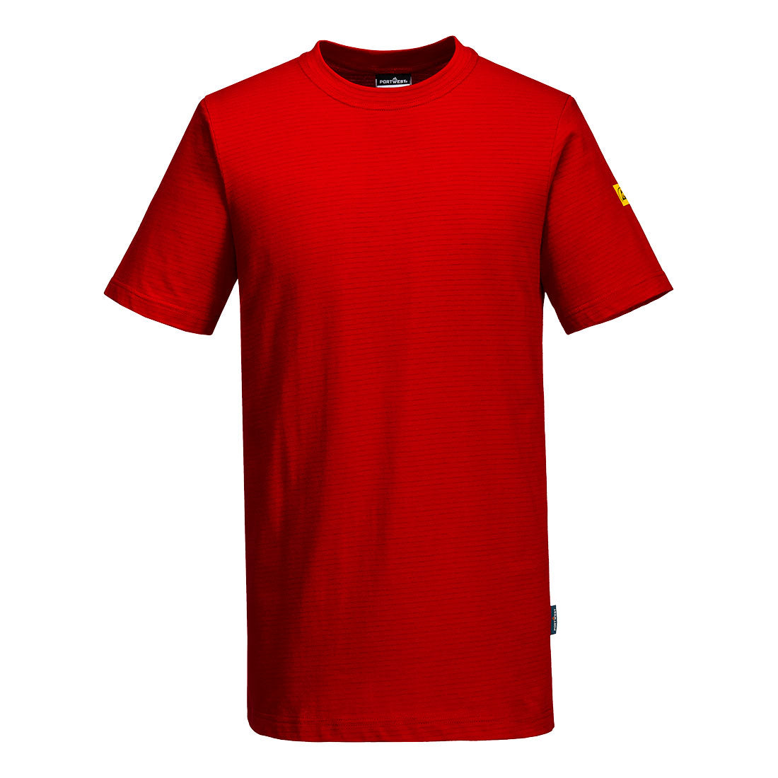 T-shirt antyelektrostatyczny ESD — Głęboka czerwień