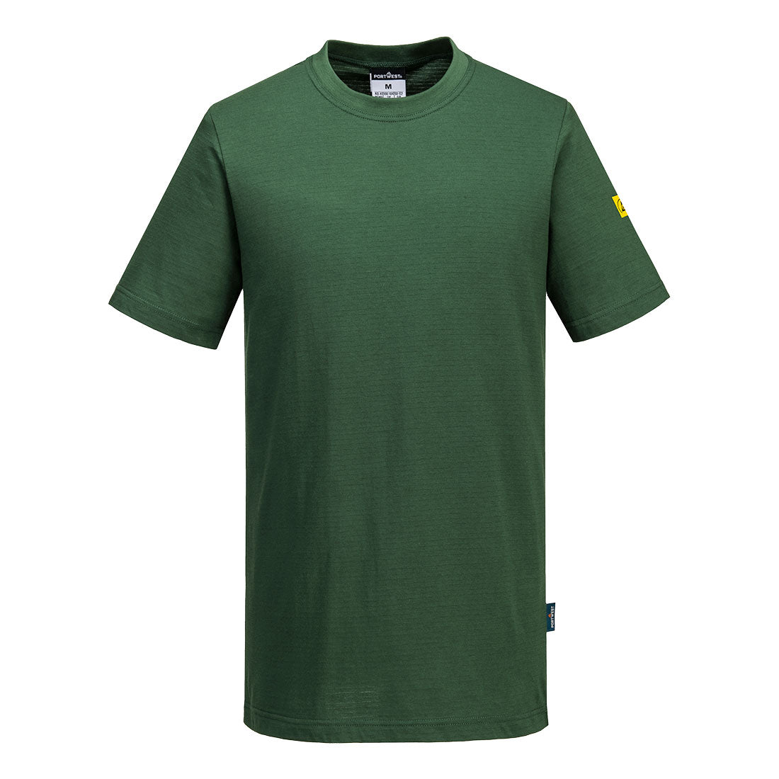 T-shirt antyelektrostatyczny ESD — Zielony Leśny