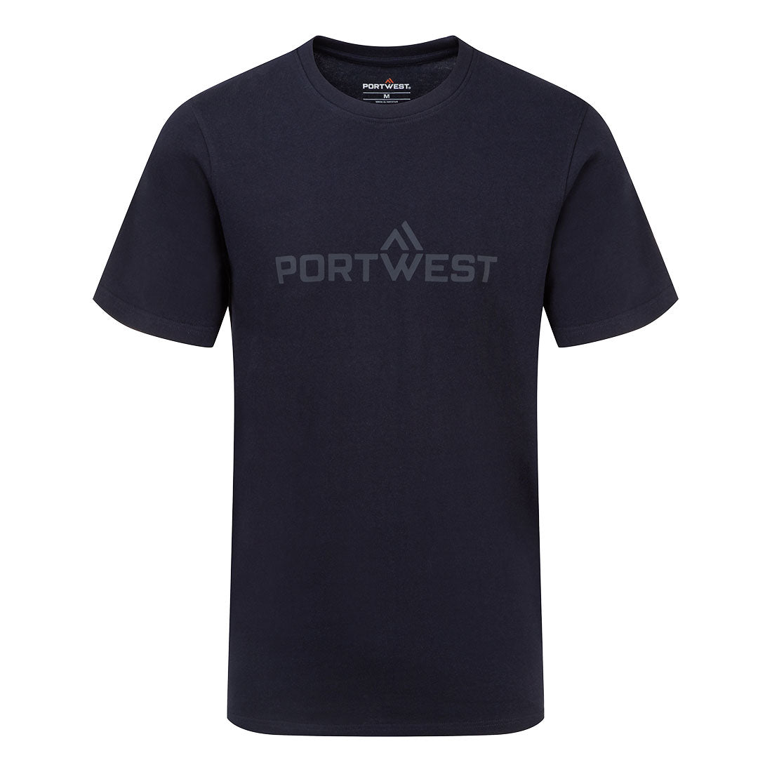 T-Shirt bawełniany Portwest — Granatowy