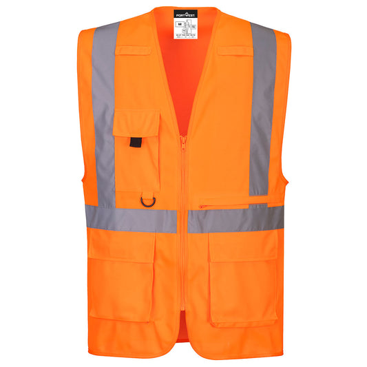 Hi-Vis-Executive-Weste mit Tablet-Tasche