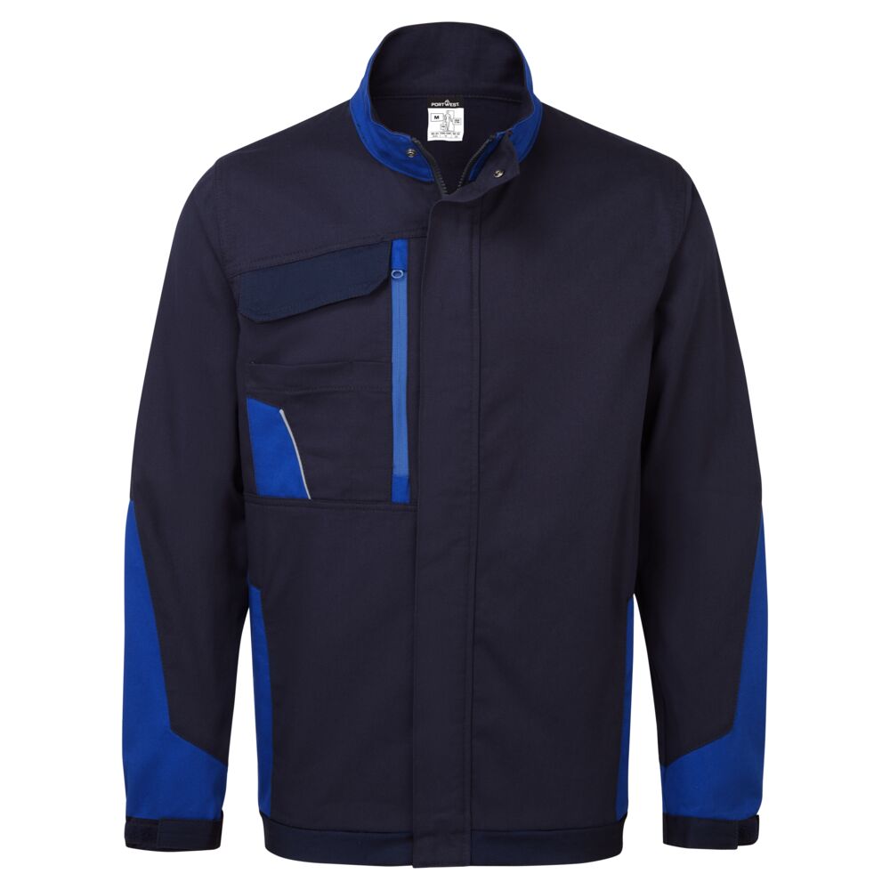 Lekka bawełniana bluza robocza WX1 — Granat/Niebieski