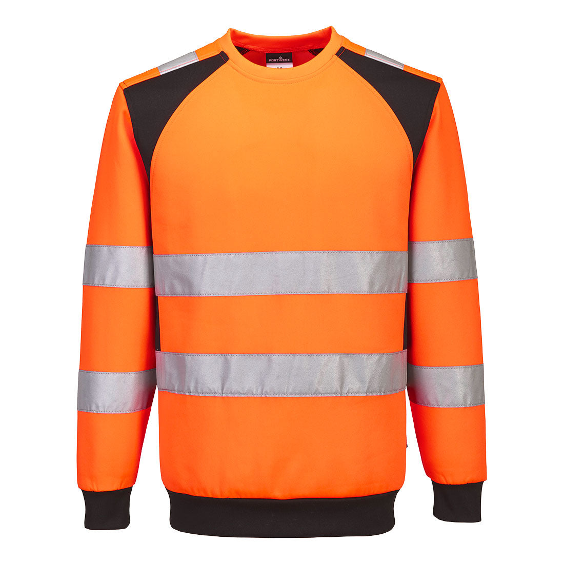 Sweter ostrzegawczy WX2 Eco — Pomarańczowy/Czarny