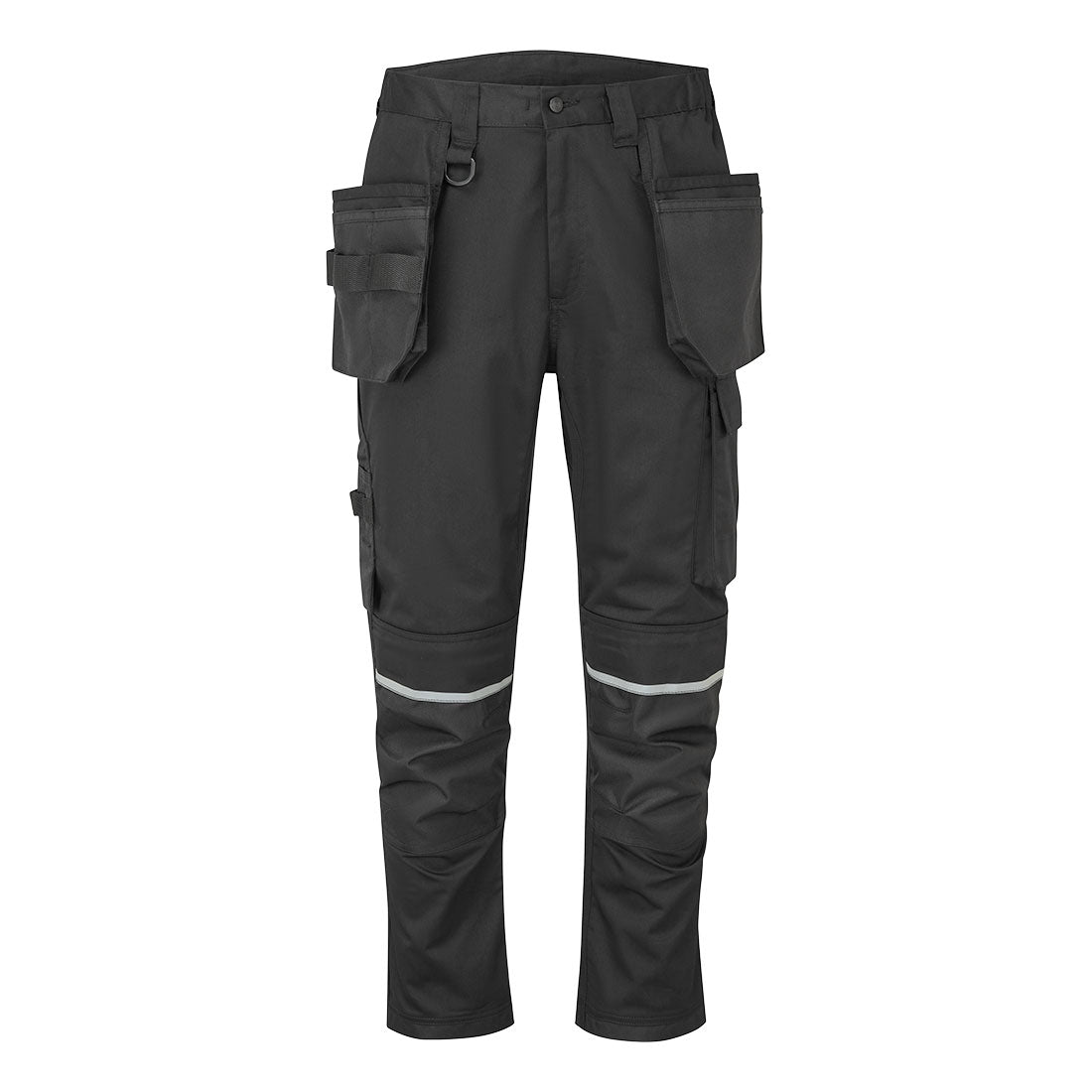 Spodnie z kieszeniami kaburowymi WX2 Stretch — Czarny