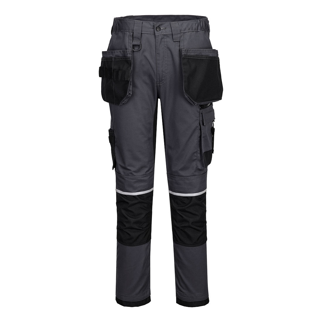 Spodnie z kieszeniami kaburowymi WX2 Stretch — Szary