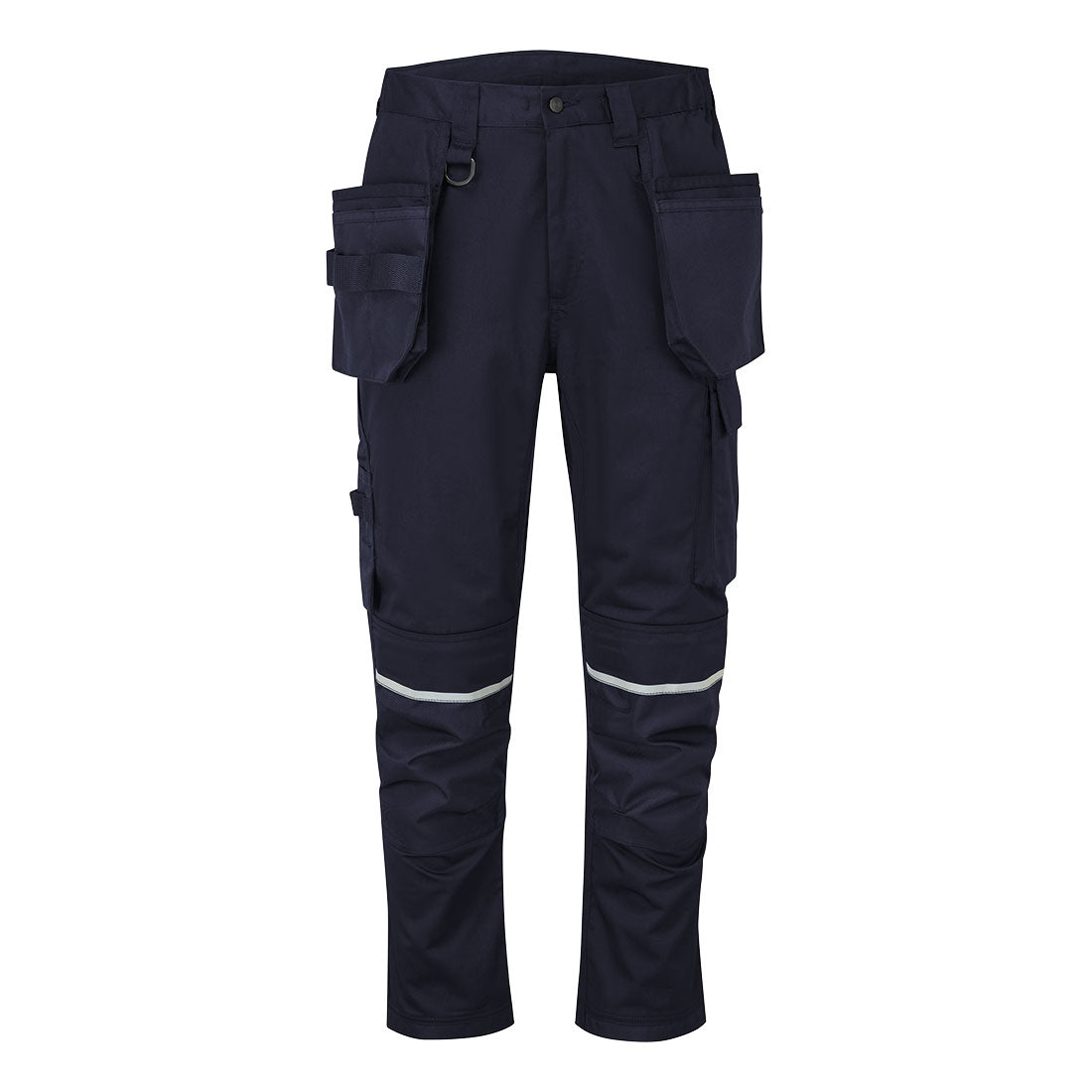 Spodnie z kieszeniami kaburowymi WX2 Stretch — Granatowy