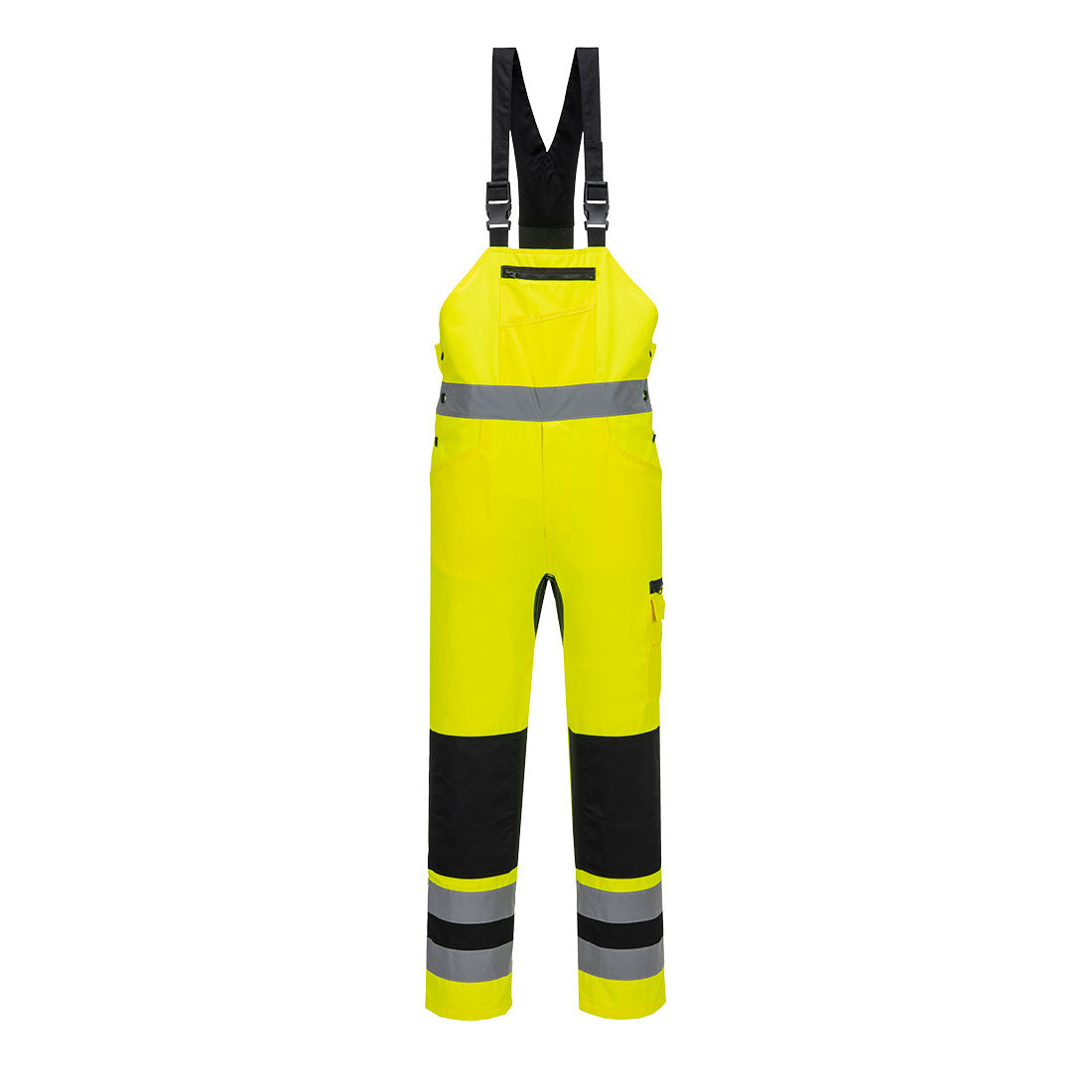 Ogrodniczki ostrzegawcze WX2 Eco Stretch — Żółty/Czarny