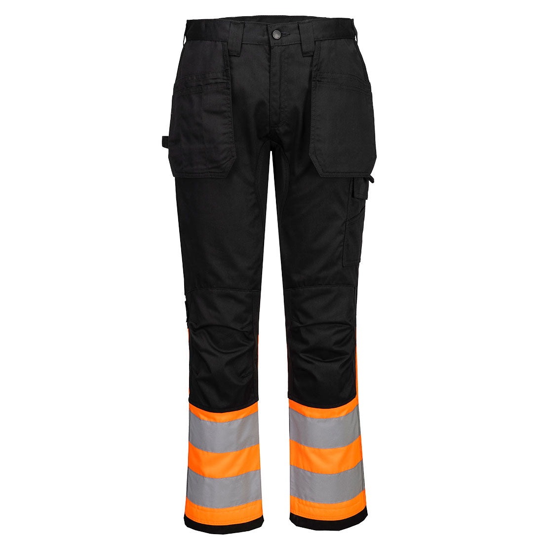 WX2 Eco Class1 Pocket Trousers — Pomarańczowy/Czarny