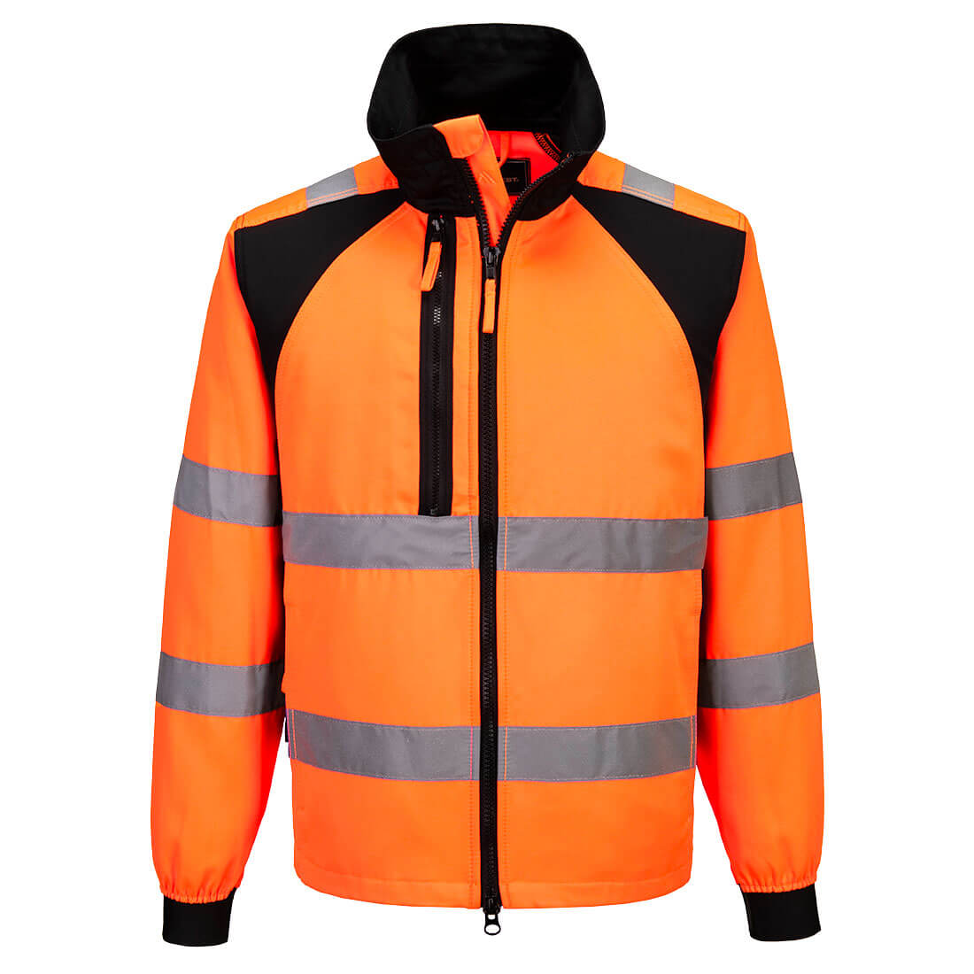 Ostrzegawcza bluza robocza WX2 Eco — Pomarańczowy/Czarny