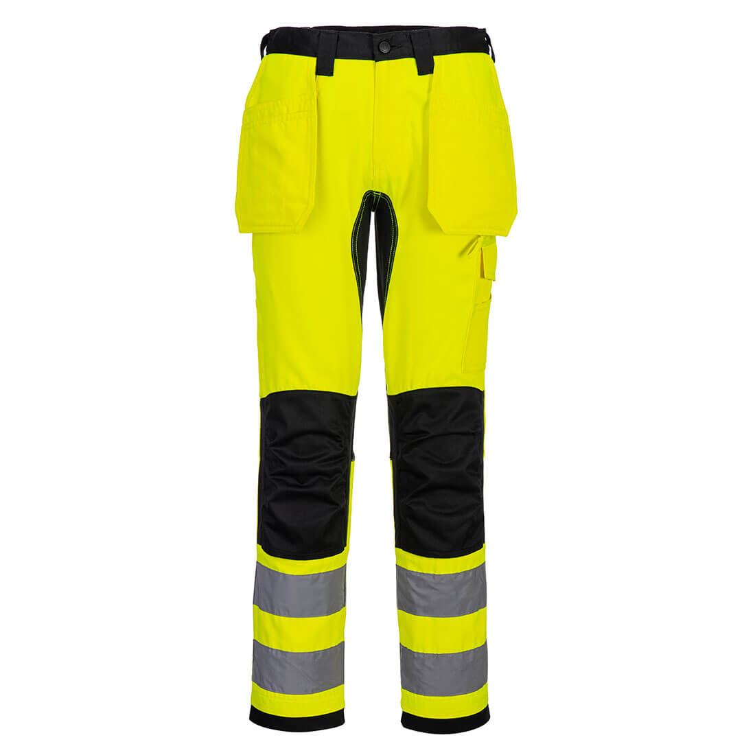 Spodnie ostrzegawcze WX2 Eco z kaburami — Żółty/Czarny
