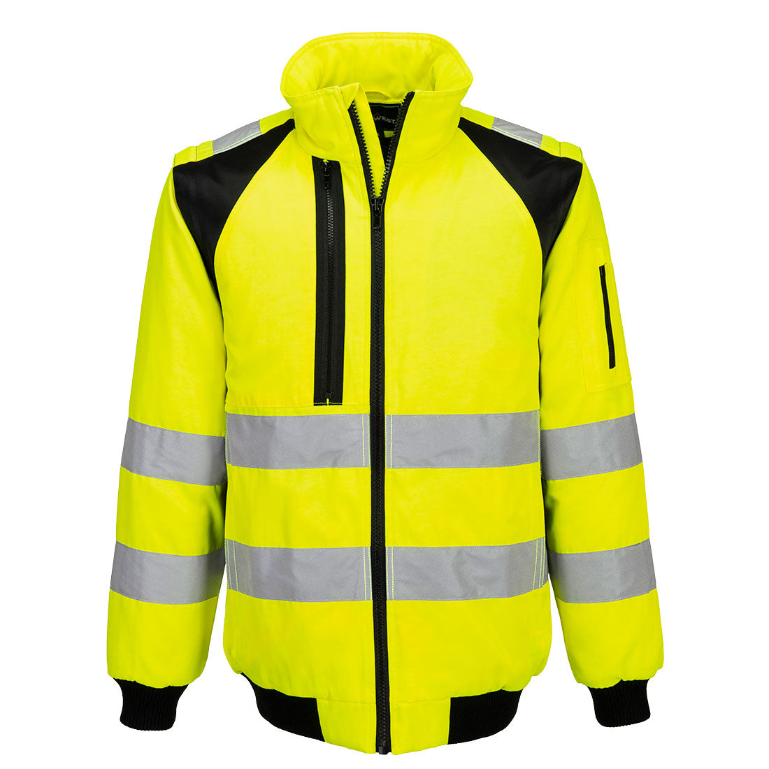 Kurtka pilotka ostrzegawcza WX2 3 w 1 — Żółty/Czarny