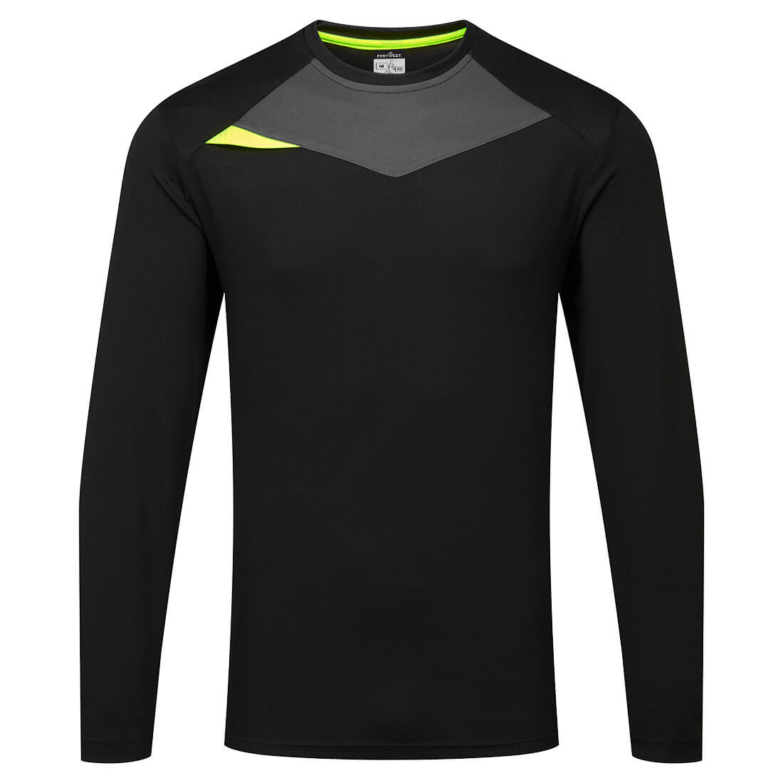 T-Shirt z długimi rękawami DX4 — Czarny