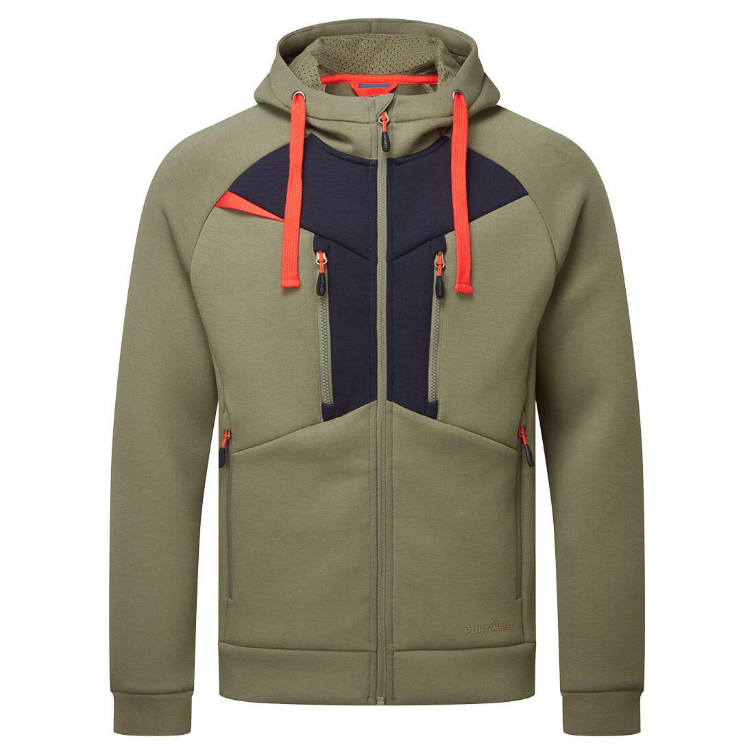 Bluza z kapturem DX4 — Zielony mech